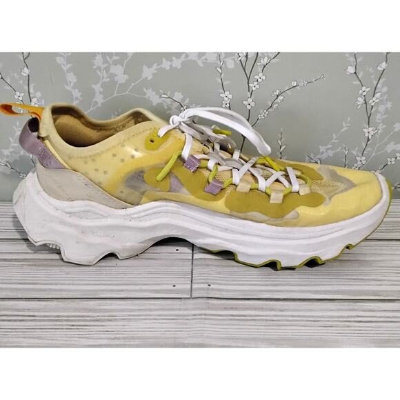 Sorel Kinetic Breakthru Tech Lace Yellow Womens SZ 8.5 Women's Running Shoes - Picture 5 of 9